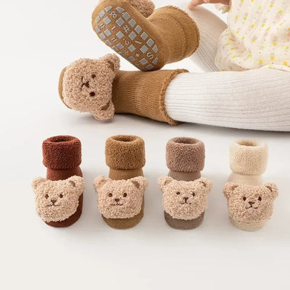 Cartoon Bear Baby Socks