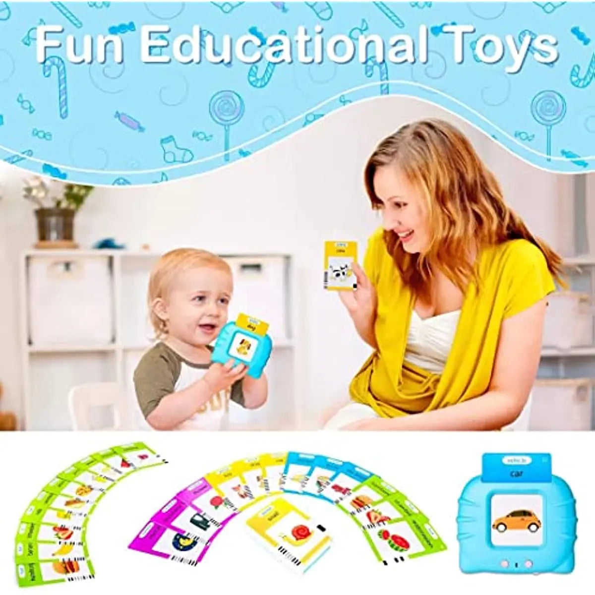 Talking Flash Cards Early Educational Toys